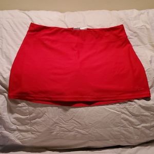 Red Nike Power Tennis Skirt (skort) XL (used)